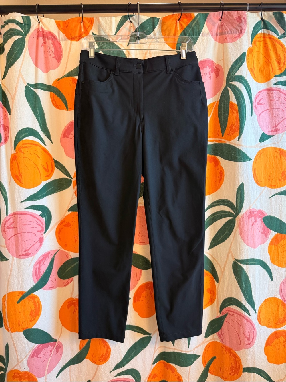 lululemon athletica Black Straight-Leg Performance Trousers